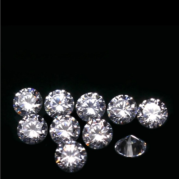 1.00 mm Round Brilliant yu Cut 10 Pcs DE Color VVS1 - Picture 6 of 7